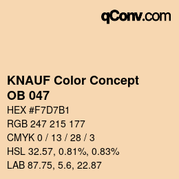 Farbcode: KNAUF Color Concept - OB 047 | qconv.com