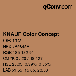 Farbcode: KNAUF Color Concept - OB 112 | qconv.com