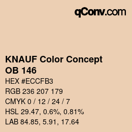 Código de color: KNAUF Color Concept - OB 146 | qconv.com