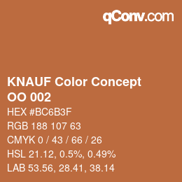 カラーコード: KNAUF Color Concept - OO 002 | qconv.com