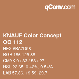 Farbcode: KNAUF Color Concept - OO 112 | qconv.com