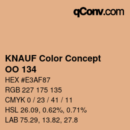 Farbcode: KNAUF Color Concept - OO 134 | qconv.com