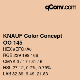 Farbcode: KNAUF Color Concept - OO 145 | qconv.com