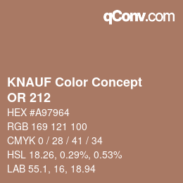 Farbcode: KNAUF Color Concept - OR 212 | qconv.com