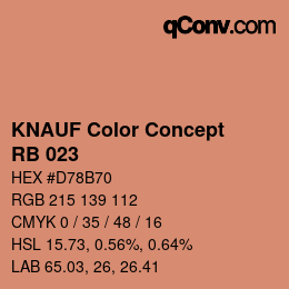 Farbcode: KNAUF Color Concept - RB 023 | qconv.com