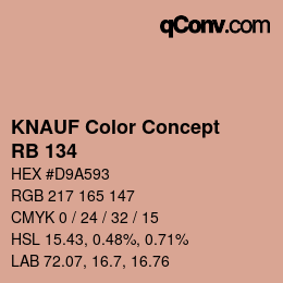 Farbcode: KNAUF Color Concept - RB 134 | qconv.com