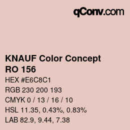 カラーコード: KNAUF Color Concept - RO 156 | qconv.com