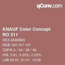 カラーコード: KNAUF Color Concept - RO 211 | qconv.com