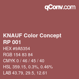 カラーコード: KNAUF Color Concept - RP 001 | qconv.com