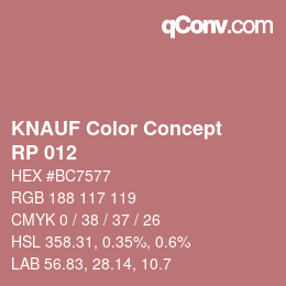 カラーコード: KNAUF Color Concept - RP 012 | qconv.com