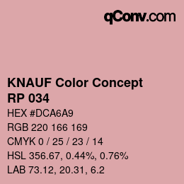 カラーコード: KNAUF Color Concept - RP 034 | qconv.com