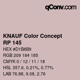 Farbcode: KNAUF Color Concept - RP 145 | qconv.com