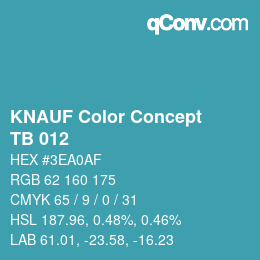 カラーコード: KNAUF Color Concept - TB 012 | qconv.com