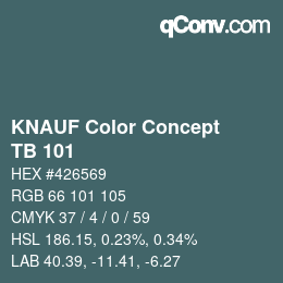 Farbcode: KNAUF Color Concept - TB 101 | qconv.com