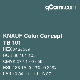 カラーコード: KNAUF Color Concept - TB 101 | qconv.com