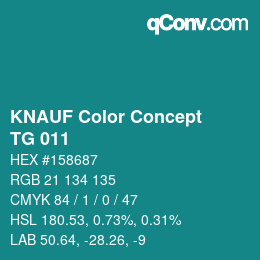 Farbcode: KNAUF Color Concept - TG 011 | qconv.com