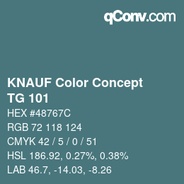 Farbcode: KNAUF Color Concept - TG 101 | qconv.com