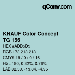 Color code: KNAUF Color Concept - TG 156 | qconv.com