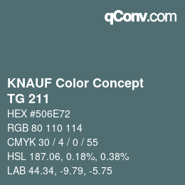 カラーコード: KNAUF Color Concept - TG 211 | qconv.com