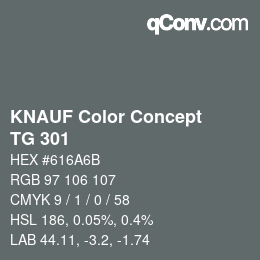 Color code: KNAUF Color Concept - TG 301 | qconv.com