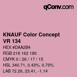 カラーコード: KNAUF Color Concept - VR 134 | qconv.com
