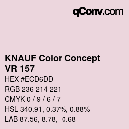 カラーコード: KNAUF Color Concept - VR 157 | qconv.com
