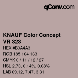 Farbcode: KNAUF Color Concept - VR 323 | qconv.com