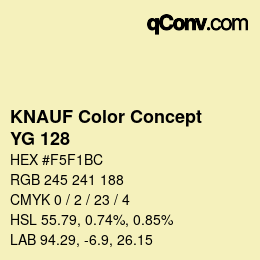 Color code: KNAUF Color Concept - YG 128 | qconv.com