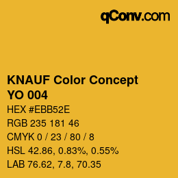 Color code: KNAUF Color Concept - YO 004 | qconv.com