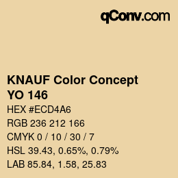 Color code: KNAUF Color Concept - YO 146 | qconv.com