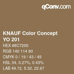 Farbcode: KNAUF Color Concept - YO 201 | qconv.com