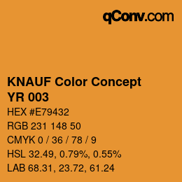 Farbcode: KNAUF Color Concept - YR 003 | qconv.com