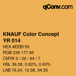 Farbcode: KNAUF Color Concept - YR 014 | qconv.com