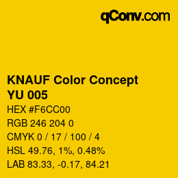 Color code: KNAUF Color Concept - YU 005 | qconv.com