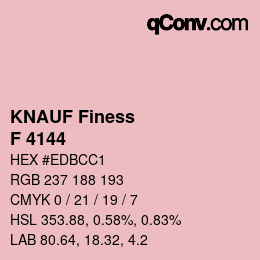 カラーコード: KNAUF Finess - F 4144 | qconv.com