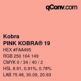 カラーコード: Kobra - PINK KOBRA® 19 | qconv.com