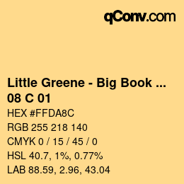 カラーコード: Little Greene - Big Book Of Colours - 08 C 01 | qconv.com