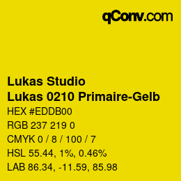 Farbcode: Lukas Studio - Lukas 0210 Primaire-Gelb | qconv.com