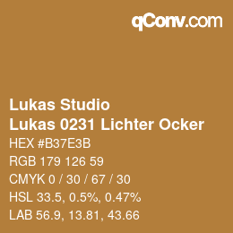 カラーコード: Lukas Studio - Lukas 0231 Lichter Ocker | qconv.com