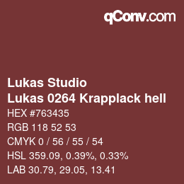 カラーコード: Lukas Studio - Lukas 0264 Krapplack hell | qconv.com