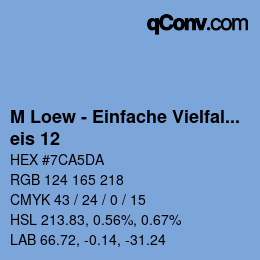 Código de color: M Loew - Einfache Vielfalt - eis 12 | qconv.com
