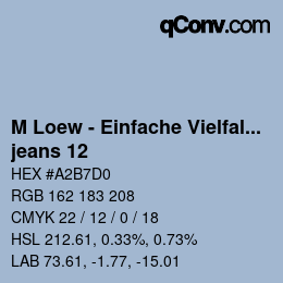 Farbcode: M Loew - Einfache Vielfalt - jeans 12 | qconv.com