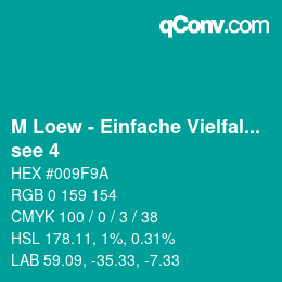 Code couleur: M Loew - Einfache Vielfalt - see 4 | qconv.com