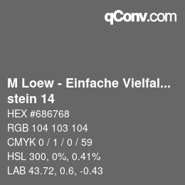 Code couleur: M Loew - Einfache Vielfalt - stein 14 | qconv.com