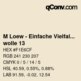 Código de color: M Loew - Einfache Vielfalt - wolle 13 | qconv.com