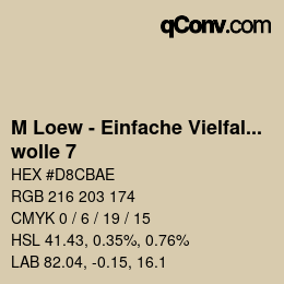 Código de color: M Loew - Einfache Vielfalt - wolle 7 | qconv.com