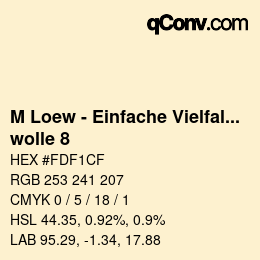 Código de color: M Loew - Einfache Vielfalt - wolle 8 | qconv.com