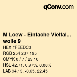 Código de color: M Loew - Einfache Vielfalt - wolle 9 | qconv.com