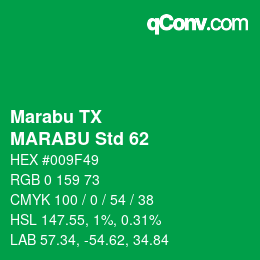 Farbcode: Marabu TX - MARABU Std 62 | qconv.com