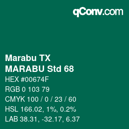 Farbcode: Marabu TX - MARABU Std 68 | qconv.com